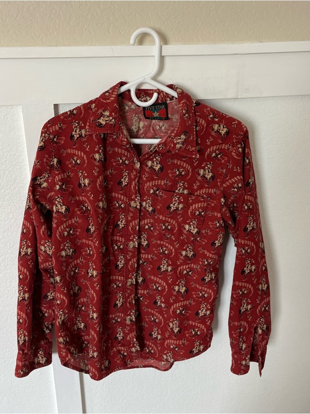 Five Star by Roper Women's Medium Cowgirl Western Button-down Shirt